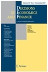 Decisions in Economics and Finance